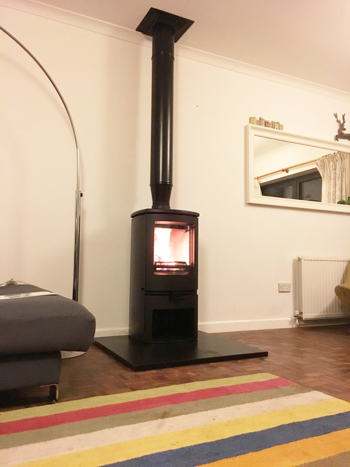 Embers Bristol Stove Installation with no Chimney